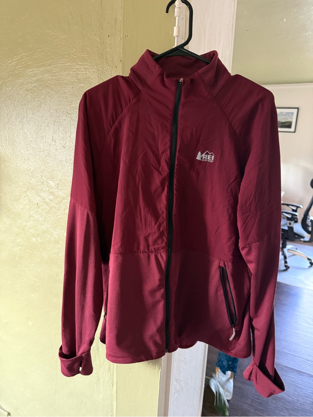 REI Women's Deep Burgundy Full-Zip Ski Jacket